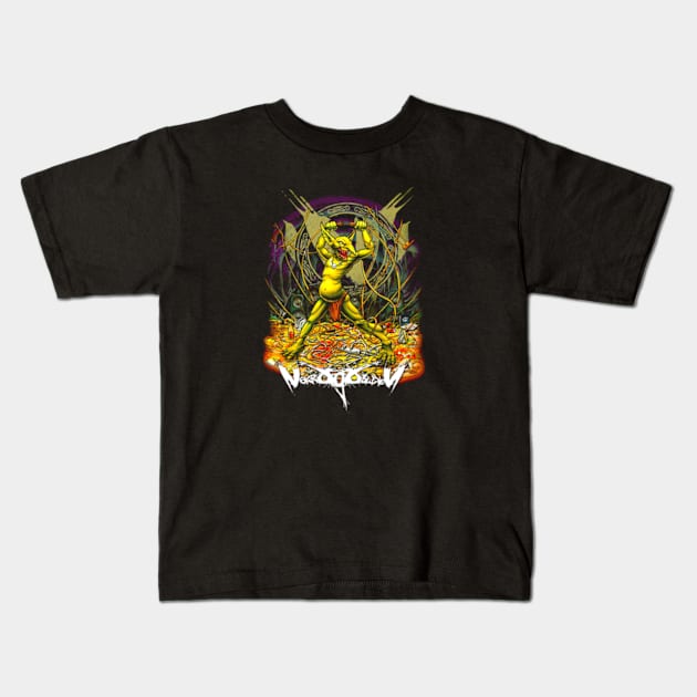 Nekrogoblikon - Power Illustration Official Kids T-Shirt by chancgrantc@gmail.com